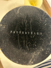 Load image into Gallery viewer, Pair of Distressed  Gold Candleholders with Candles from Pottery Barn