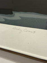 Load image into Gallery viewer, Framed Original Serigraph "Rocky Coast" by Robert Wilson, signed & numbered