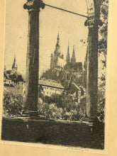 Load image into Gallery viewer, Framed Etching of St. Vitus Church Belvedere, Prague, signed