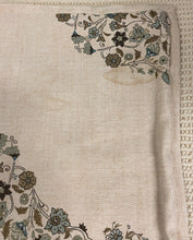 Load image into Gallery viewer, Pair of Canvas Floral Accent Two Sided Euro Pillow Covers