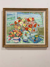Load image into Gallery viewer, Original Oil, Flower Arrangements in Vases Still Life, signed