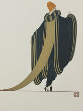 Load image into Gallery viewer, Art Deco "Ready for the Ball" Serigraph by Erte, signed & numbered