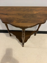 Load image into Gallery viewer, Scalloped Edge Demilune Table