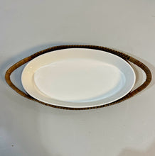 Load image into Gallery viewer, Handwoven Basket with Removable Ceramic Dish from Calaisio