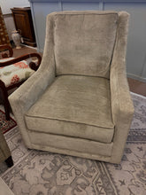 Load image into Gallery viewer, Taupe Velvet Swivel Arm Chair from Taylor King