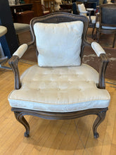 Load image into Gallery viewer, French Provincial Style Game Table with Four Cane Back Armchairs