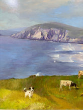 Load image into Gallery viewer, Original Acrylic Painting "Slea Head, Dingle Bay Ireland" by J.Snodgrass, signed