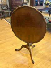 Load image into Gallery viewer, Hand Carved Mahogany Tilt Top Pie Crust Table from Baker Furniture
