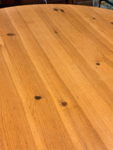 Load image into Gallery viewer, Round Pine Dining Table from Pottery Barn