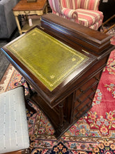 Load image into Gallery viewer, Antique Burr Walnut Davenport Desk with Leather Top from England