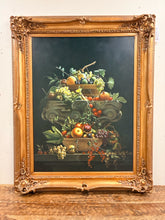 Load image into Gallery viewer, Fruit Still Life Canvas Reproduction with Ornate Gold Frame