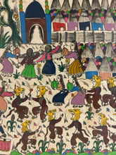 Load image into Gallery viewer, Framed Amate Painting on Amate Bark Paper by Felix Venancio R., signed