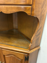 Load image into Gallery viewer, Glass Front Corner Cabinet
