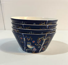Load image into Gallery viewer, Four Iittala Taika Porcelain Bowls from Klaus Haapaniemi