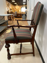 Load image into Gallery viewer, Renaissance Revival Style Upholstered Wood Frame Arm Chair