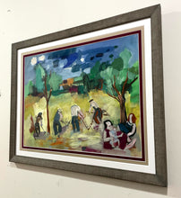 Load image into Gallery viewer, Original Gouache & Pastel on Paper of Harvest Scene by Maurice Empi, signed
