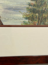 Load image into Gallery viewer, Original Watercolor of Water Scene by John M.T. Seitzer, signed