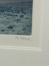 Load image into Gallery viewer, Framed Etching "A Fleur D'eau Suite" by Kaiko Moti, signed & numbered