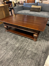 Load image into Gallery viewer, Large Plank Top Coffee Table with Four Drawers