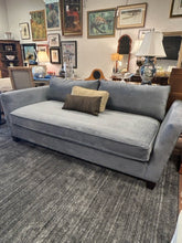 Load image into Gallery viewer, Slate Blue Microfiber Daybed from Crate & Barrel