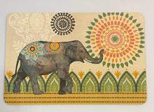Load image into Gallery viewer, Four Cork-Backed Caravan Elephant Placemats from Jason
