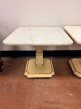 Load image into Gallery viewer, Pair of Vintage MCM Marble Top End Tables