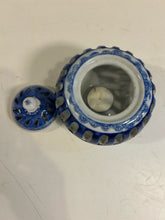 Load image into Gallery viewer, Canton Blue & White Porcelain Potpourri Incense Lidded Jar