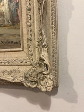 Load image into Gallery viewer, Original Oil of Flower Market/Street Scene by Xavier Rabous, signed