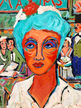 Load image into Gallery viewer, Original Expressionist Painting, "Maxims" by Ron Rubin, signed- Painted on Board/Unframed