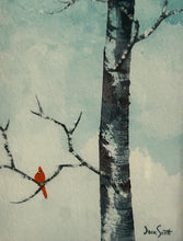 Load image into Gallery viewer, Framed Original Watercolor "One and One" by Jack Scott, signed