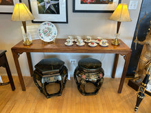 Load image into Gallery viewer, Narrow Wood Console Table