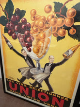 Load image into Gallery viewer, Vintage Reproduction "Les Vins Selectionnes" Framed Poster