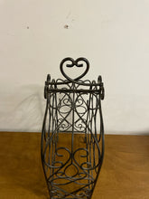 Load image into Gallery viewer, Metal Scrolled 10 Bottle Wine Holder