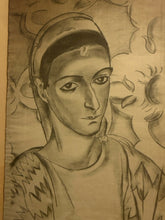 Load image into Gallery viewer, Original Lithograph of Persian Jewess by Greta Wolf  Krakauer, signed