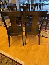 Load image into Gallery viewer, Two "Barnes" Dining Chairs in Dark Chestnut Maple from Bassett Furniture