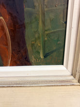 Load image into Gallery viewer, Original Oil of Mother and Baby in Carriage, signed