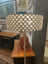 Load image into Gallery viewer, Floor Lamp with Circular Crystal Shade