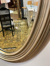Load image into Gallery viewer, Brushed Silver/Gold Oval Mirror