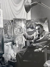 Load image into Gallery viewer, Framed Photograph "Salvador Dali in Studio I" with Certificate of Authenticity
