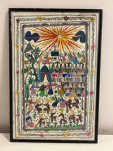 Load image into Gallery viewer, Framed Amate Painting on Amate Bark Paper by Felix Venancio R., signed