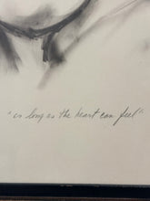 Load image into Gallery viewer, Framed Print "As Long as the Heart Can Feel" by Hyacinthe Kuller, signed