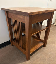 Load image into Gallery viewer, Mission Style Printer Stand/End Table