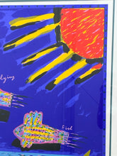 Load image into Gallery viewer, Original Lithograph "Three Flying Fish" by Ken Done, pencil signed and numbered 35/60