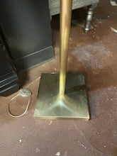 Load image into Gallery viewer, Gold Floor Lamp with 6 Smoke Glass Hurricanes from Mitchell Gold + Bob Williams