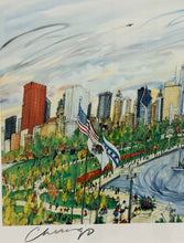 Load image into Gallery viewer, Offset Lithograph "Chicago Waterfront" by Mark Andrew McMahon, signed