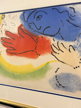 Load image into Gallery viewer, Original Maeght Editeur Lithograph "Femme Ecuyere" (Woman Circus Rider) from Derriere le MiroirNo. 147 by Marc Chagall, signed