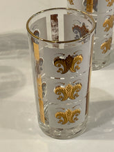 Load image into Gallery viewer, Set  of 4 MCM Fleur de Lis Highball Glasses from Libbey
