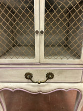 Load image into Gallery viewer, Shabby Chic French Provincial Style Wire Front Side Table/Nightstand