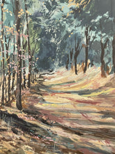 Load image into Gallery viewer, Gold Framed Forest Scene by Michael Schofield, signed & numbered