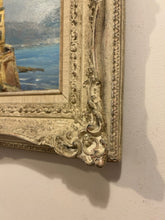 Load image into Gallery viewer, Original Oil Seaside Village by Xavier Rabous, signed
